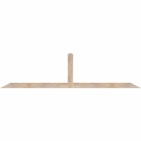Ekena Millwork Portland Smooth Timber Gable Bracket, Douglas Fir, 96"W x 24"H x 3 1/2"D x 3 1/2"F, 6/12 Pitch GBW096X24X0404POR00SDF